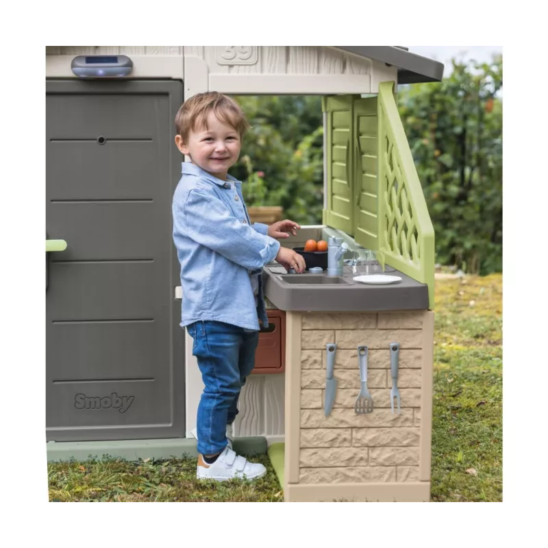 Smoby Life Summer Kitchen Grill ar Aksesuāriem