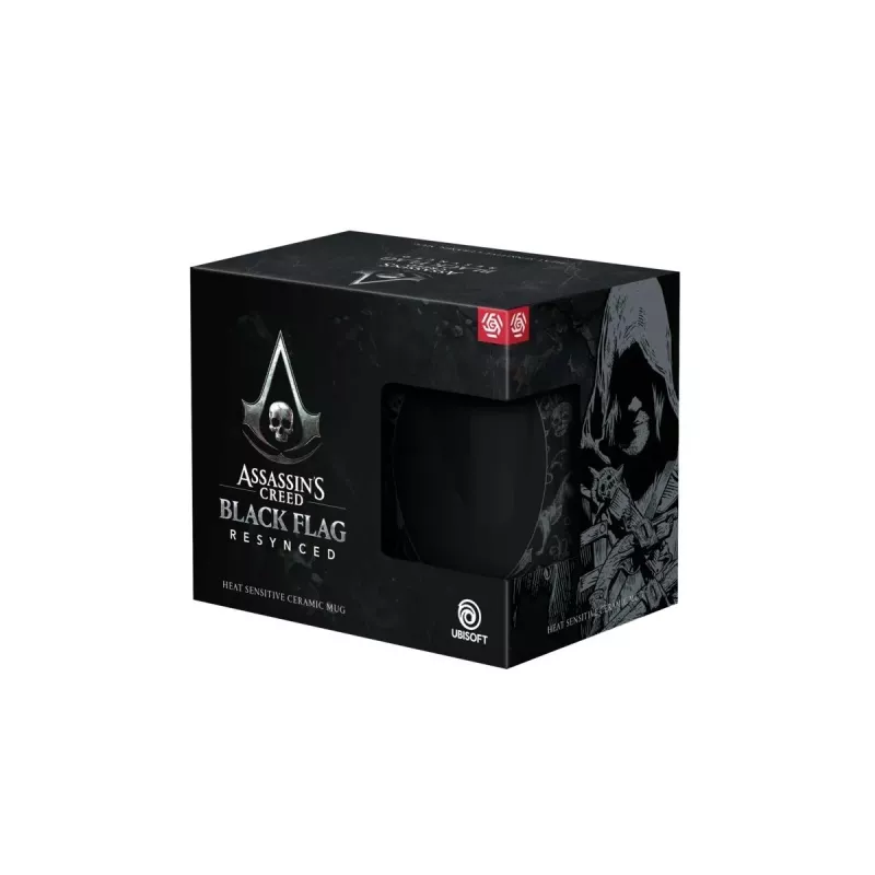 Heat Reveal Mug Good Loot Assassin's Creed Black Flag Resynced - Edward Kenway 480 ml Black