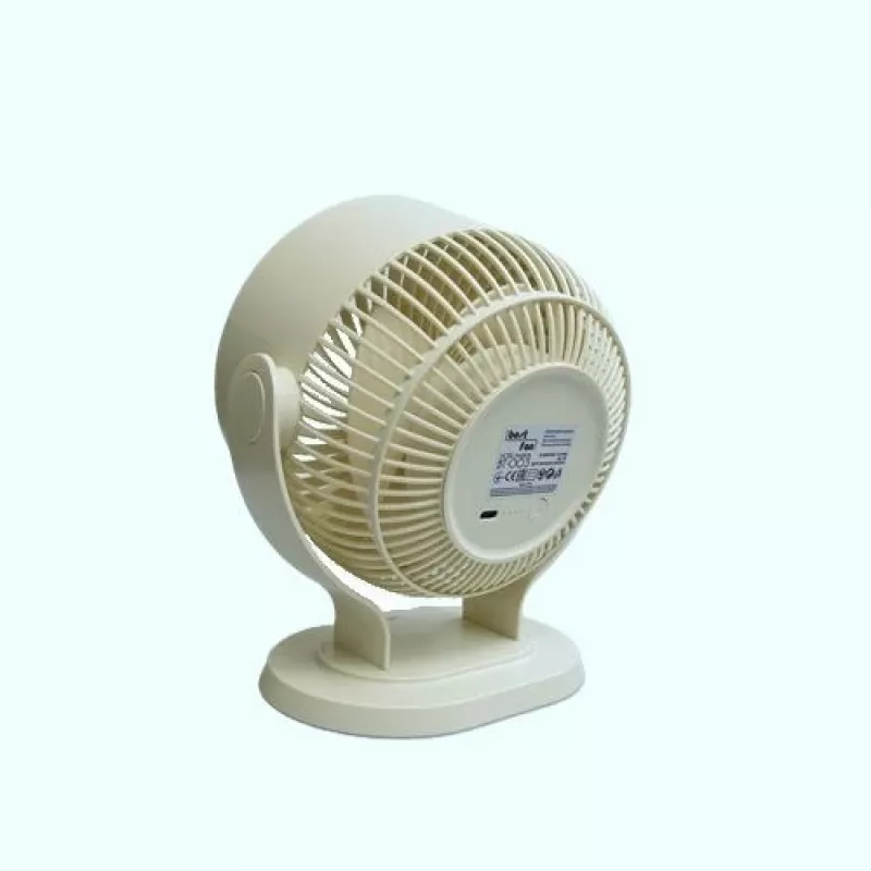 Maestro BT-003 USB Desk Fan, Black, 10 cm Blades, 2 Speeds, Compact Design