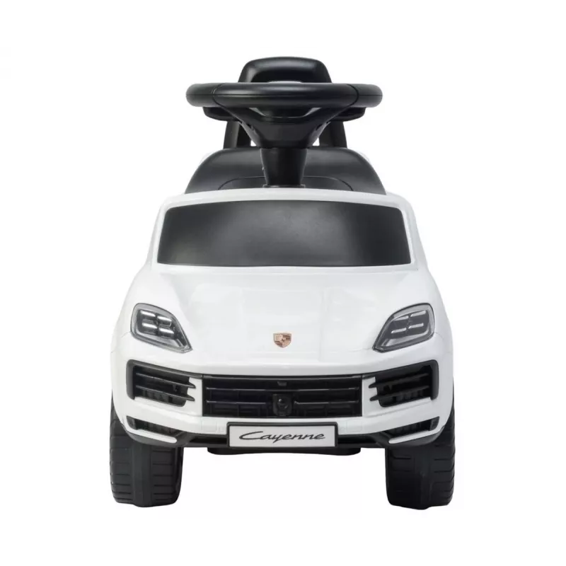 MILLY MALLY Bērnu elektromobilis Porsche Cayenne S Balts - 12V akumulators, tālvadība, LED gaismas