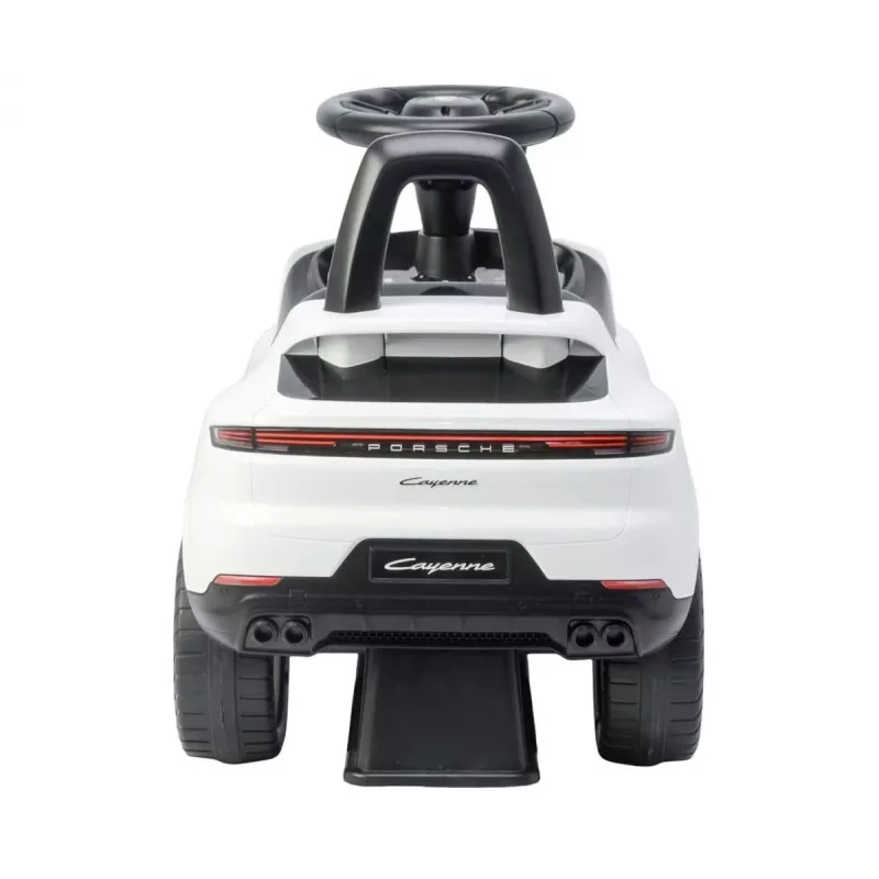 MILLY MALLY Bērnu elektromobilis Porsche Cayenne S Balts - 12V akumulators, tālvadība, LED gaismas