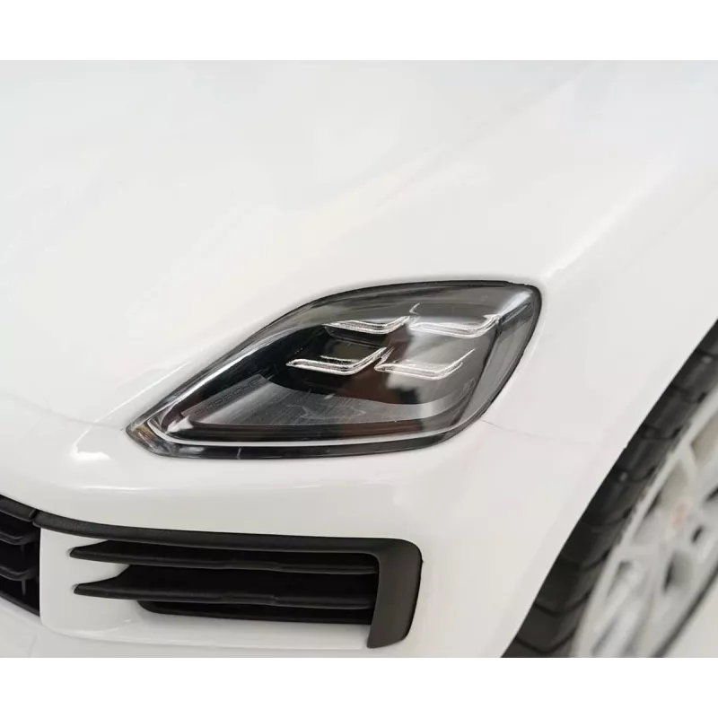 MILLY MALLY Bērnu elektromobilis Porsche Cayenne S Balts - 12V akumulators, tālvadība, LED gaismas