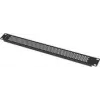 LANBERG 19 Inch 1U Perforated Blanking Panel Black
