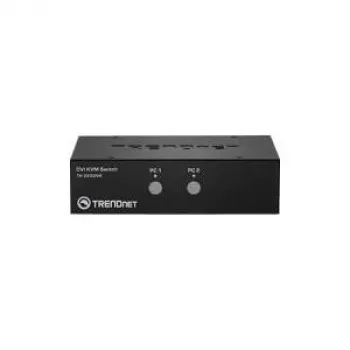 TRENDnet TK-222DVK 2-Port DVI KVM Slēdzis ar Audio un USB Hubu