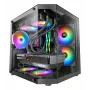 TACENS Mars Gaming MC-3TLITE Mini Tower Black Tempered Glass FRGB Case