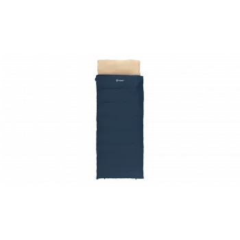Outwell Contour Lux Deep Blue Sleeping Bag 220x85 cm -19 to 15 °C Right Zipper