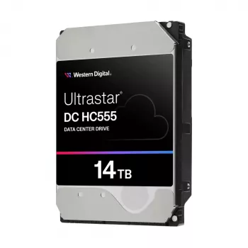 WD Ultrastar DC HC555 14 TB 3,5 inch Internal Hard Drive - SAS 12Gb/s - 7200 RPM - 512 MB Cache - Self-Encrypting Drive (SED)