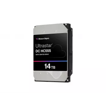 WD Ultrastar DC HC555 14 TB 3,5 inch Internal Hard Drive - SAS 12Gb/s - 7200 RPM - 512 MB Cache - Self-Encrypting Drive (SED)