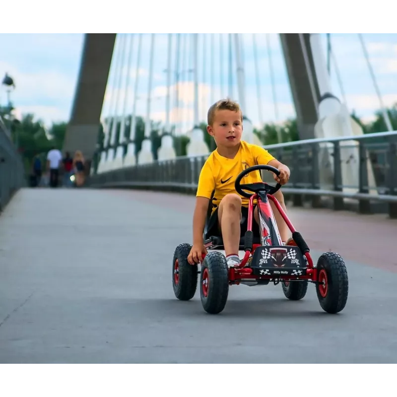 Milly Mally Thor melns kartings ar pedāļiem
