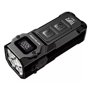 Nitecore TUP2 Atslēgu Piestiprināms Lukturis Melns 1200lm USB-C