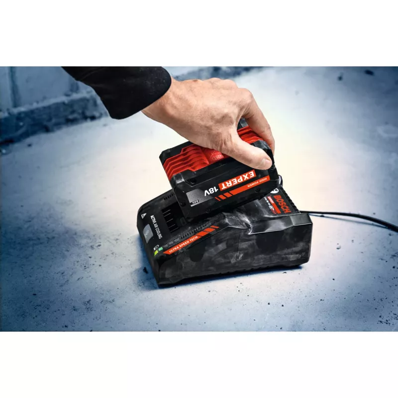 Bosch Expert Starter Set 18V, 2x ProCORE18V 8.0Ah Batteries + GAL 18V-160 C Charger, Black, AMPShare Alliance