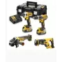 DEWALT DCK440P2T-QW 18V 4-Daļu Bezvadu Komplekts (2x5.0Ah, XR Li-Ion, Bezsuku)