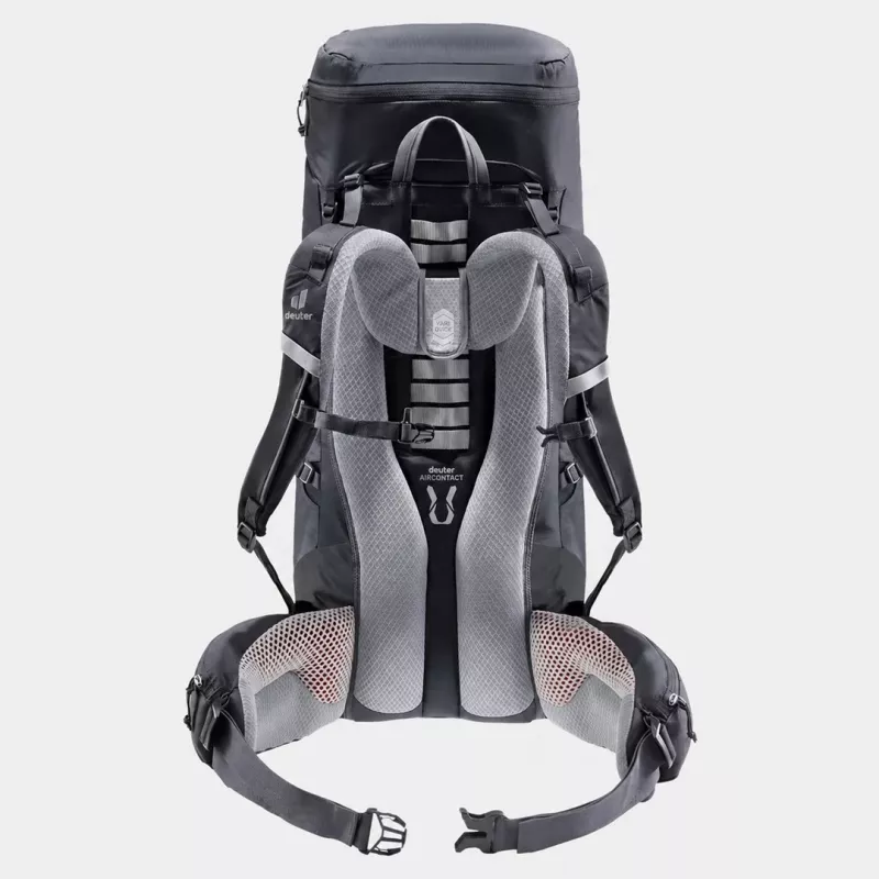 Deuter Aircontact Lite 40+10 Mugursoma Melns/Grafīts