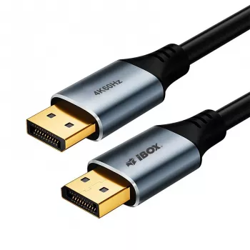 IBOX HDMI to DisplayPort kabelis 4K 30Hz 2m aktīvais adapteris ar USB barošanu