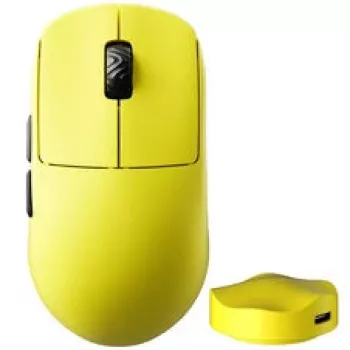 Scyrox V8 bezvadu spēļu pele, 8000 Hz, 8K dongle - Kailh optiskie slēdži, dzeltena