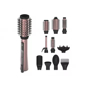 Cecotec CeramicCare 10in1 AirBrush Hot Air Brush 1200W Melns/Rozā