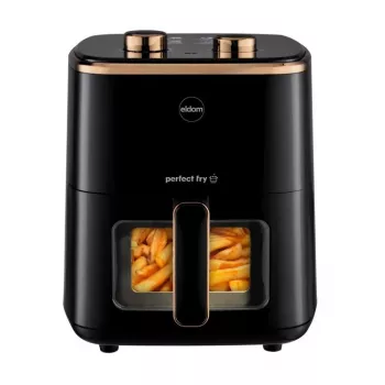 ELDOM FR45 FRITELO 1500 W Beztauku fritieris, Melns