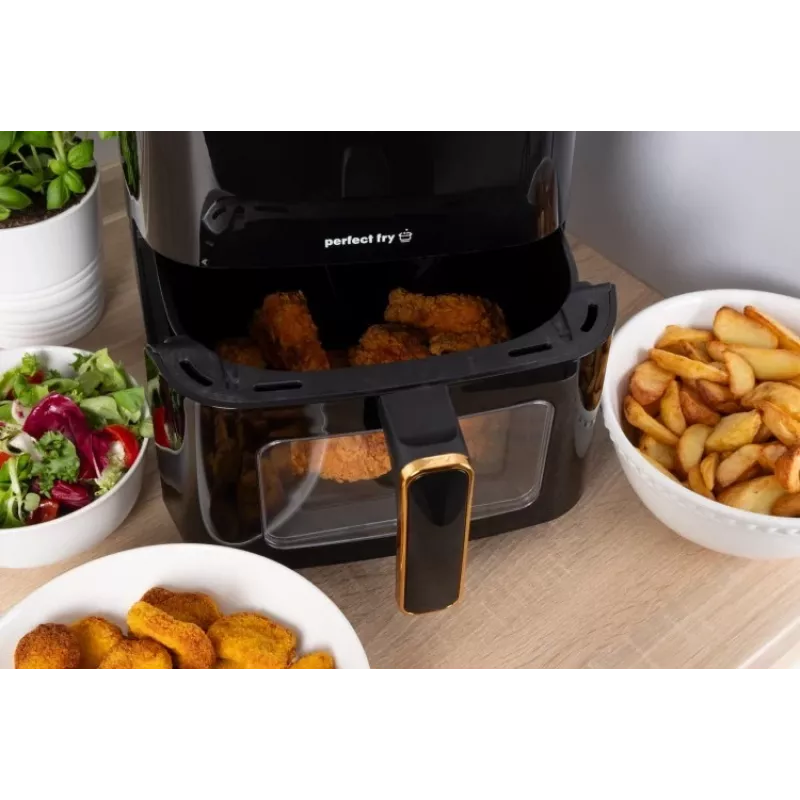 ELDOM FR45 FRITELO 1500 W Beztauku fritieris, Melns