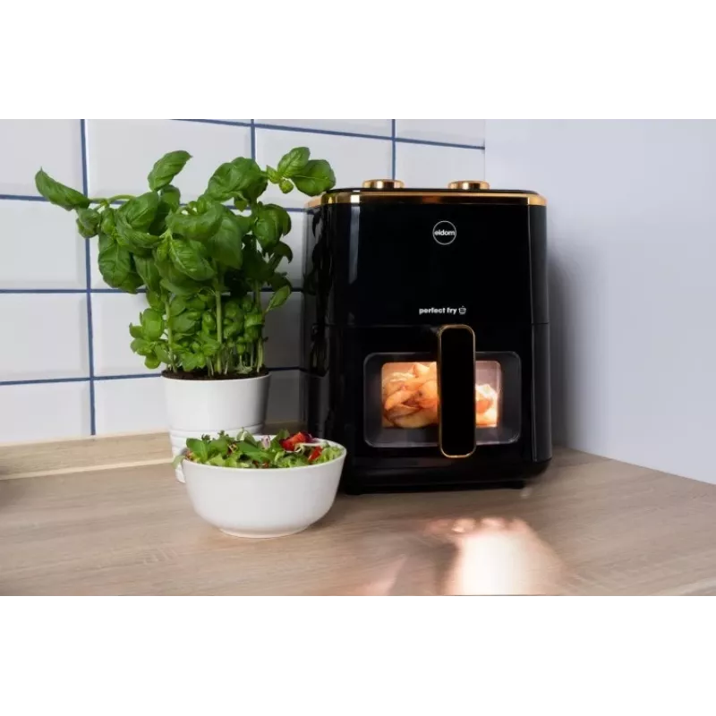 ELDOM FR45 FRITELO 1500 W Beztauku fritieris, Melns