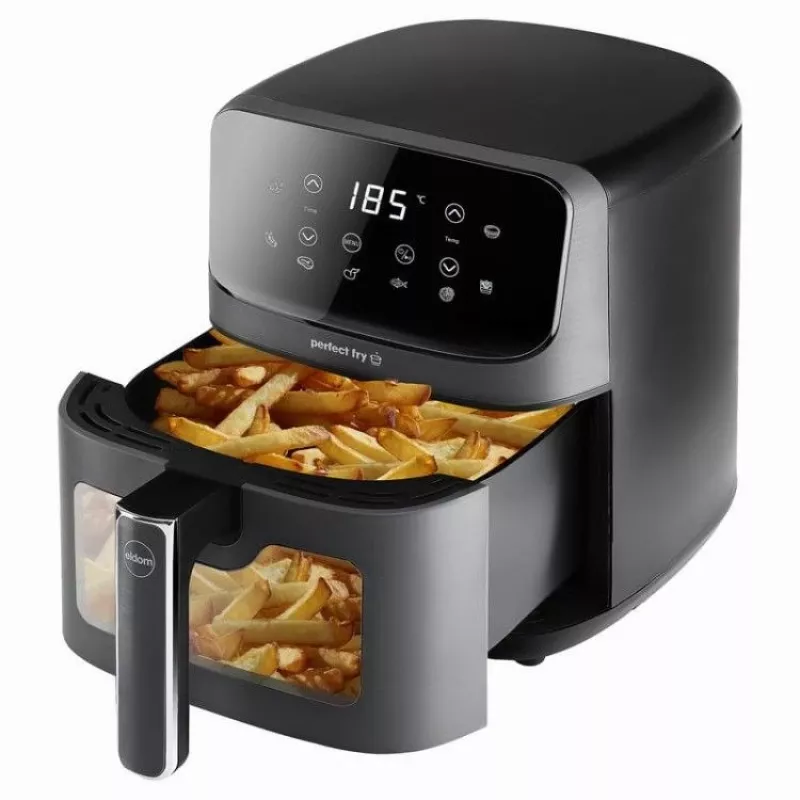 ELDOM FR45 FRITELO 1500 W Beztauku fritieris, Melns