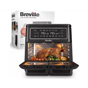 Breville VDF130X Bezeļļas fritieris, 5.5L, 1700W, melns
