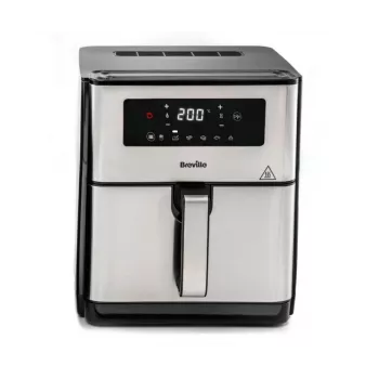 Breville VDF131X Bezeļļas Friteris, 1,25 kg, 1400 W, Melns/Sudrabs