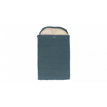 Outwell Camper Lux Double Blue Sleeping Bag 235x150 cm -16 to 5 °C Both Side Zipper