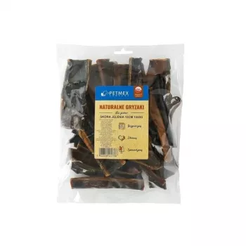 PETMEX Natural Chew Dried Deer Skin for Dogs 1kg