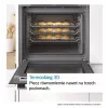 Bosch Serie 6 HBG557EB3 Iebūvējamā cepeškrāsns ar pirolītisko pašattīrīšanos, 71L, Melna