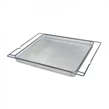 MPM-AFY AirFryer Grill Plate - Perforēta nerūsējošā tērauda restīte fritierēm, melna