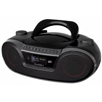 GoGEN GOG-CDM490BTDABS Portatīvais Būmbokss ar CD, DAB+, FM, Bluetooth 5.0, USB MP3, Sudraba