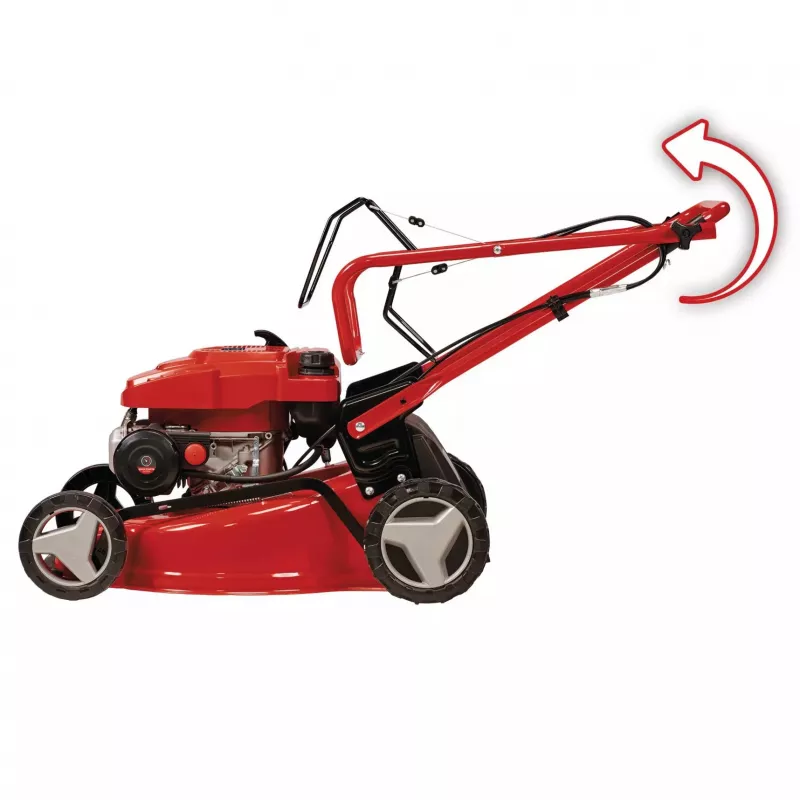 EINHELL GC-PM 46/5 S Ar darbināmu zāles pļāvējs (sarkans/melns, aizmugurējo riteņu piedziņa)
