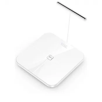 AWEI SS1 daudzfunkcionālie ķermeņa svari ar Bluetooth 5.0, balti