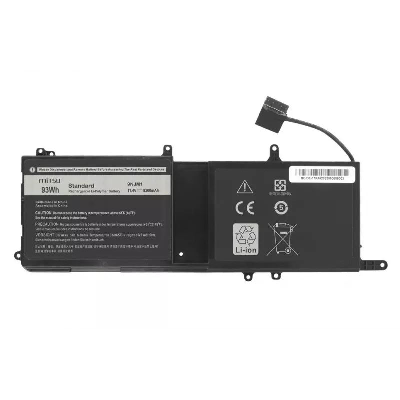 MITSU Laptop Battery for Dell Latitude 3410, 3510, Inspiron 5401, 5402, 5501, 5502, 5505 - 3600mAh, 11,4V, 41Wh, Li-Ion
