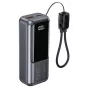 Gembird PB10-PD20-LCD-02 kompakts ātrās uzlādes power bank ar LCD displeju, 20W, 10000 mAh, Space Grey