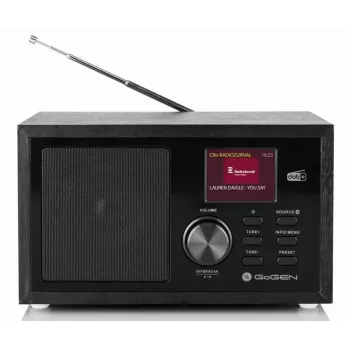 GoGen DAB620BTCB Pārnēsājams DAB+ & FM radio ar Bluetooth, CD atskaņotāju un USB MP3 atskaņošanu, Melns