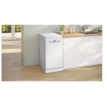 Bosch Serie 2 SPS2HKW55E Brīvi stāvoša šaurā trauku mazgājamā mašīna, 10 trauku komplekti, Balta