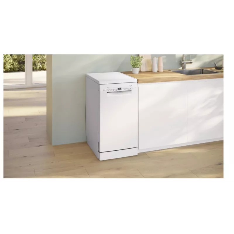 Bosch Serie 2 SPS2HKW55E Brīvi stāvoša šaurā trauku mazgājamā mašīna, 10 trauku komplekti, Balta