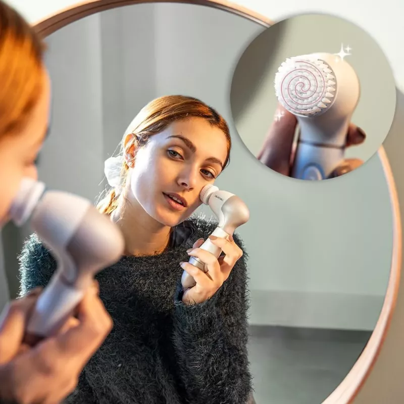 Cecotec FaceCare TotalClean sejas tīrīšanas birste, balta