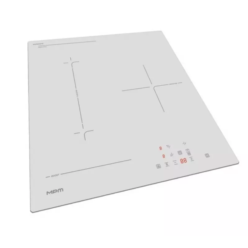 MPM MPM-45-IM-16/W Iebūvējamā indukcijas plīts, balta, 4 zonas, 7000W, skārienvadība, Booster, Flex Zone