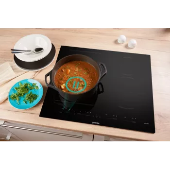 Gorenje indukcijas plīts GI6432BSC 60 cm Melna ar PowerBoost, Taimeru, Bērnu bloķēšanu