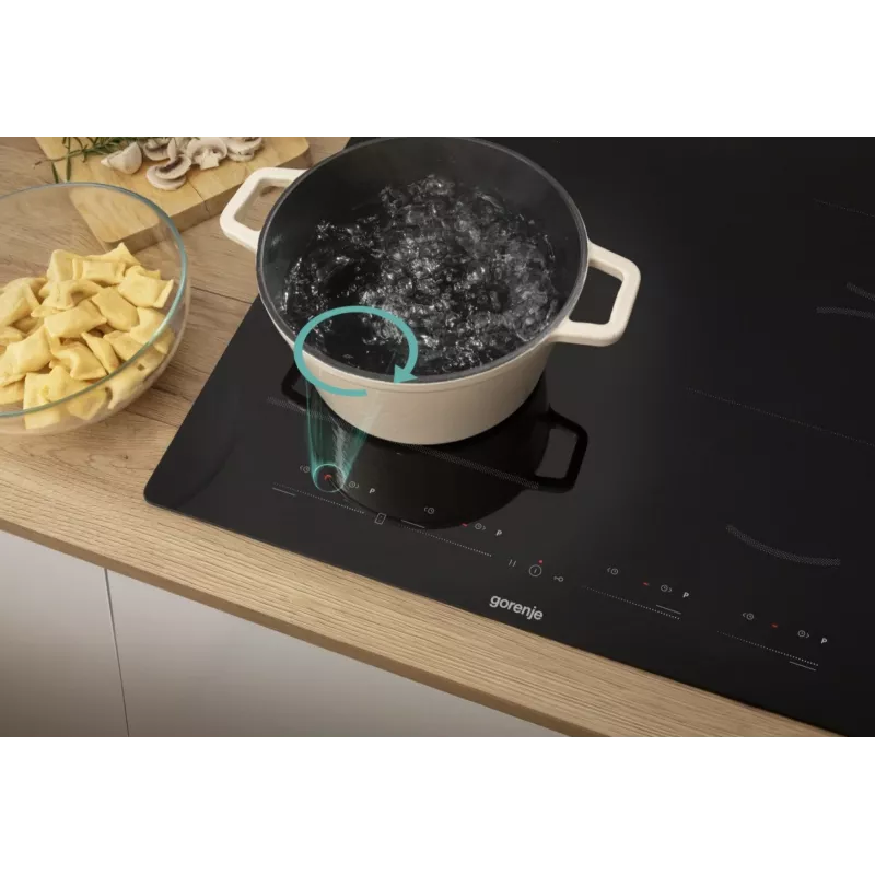 Gorenje indukcijas plīts GI6432BSC 60 cm Melna ar PowerBoost, Taimeru, Bērnu bloķēšanu