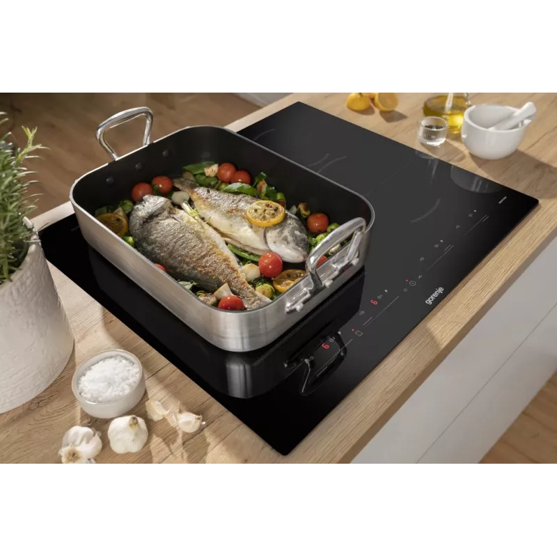Gorenje indukcijas plīts GI6432BSC 60 cm Melna ar PowerBoost, Taimeru, Bērnu bloķēšanu