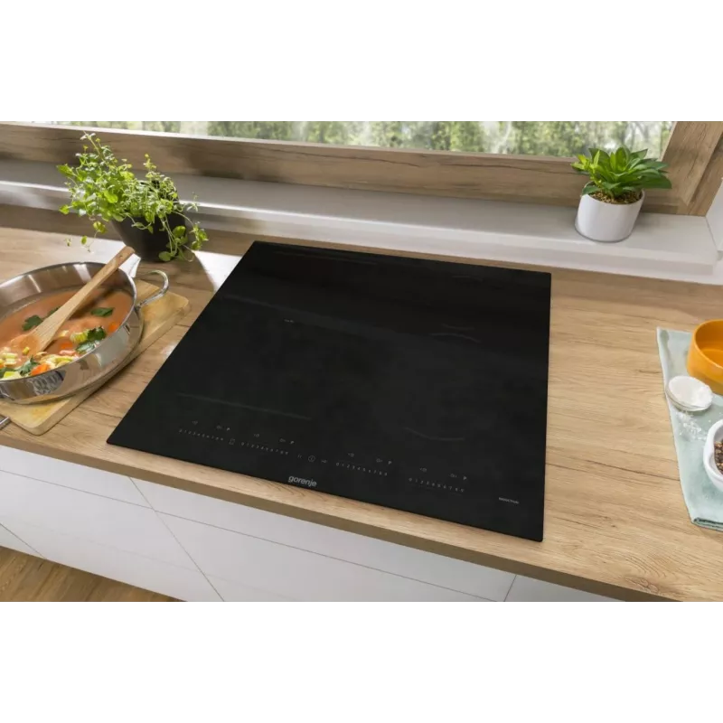 Gorenje indukcijas plīts GI6432BSC 60 cm Melna ar PowerBoost, Taimeru, Bērnu bloķēšanu