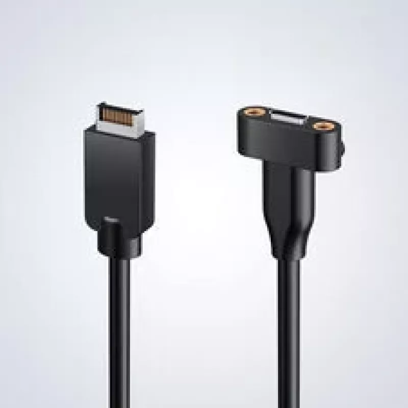 GRAUGEAR G-ETC-20G-B ātrgaitas USB-C porta komplekts ar PCI slota stiprinājumu, 0,5m, melns
