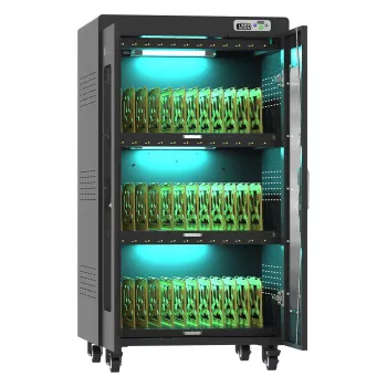 GoodConnections ANTARES PRO N36C Notebook Charging Trolley up to 15,6 inch USB-C 65W Port PD3.0 UVC Disinfection Black