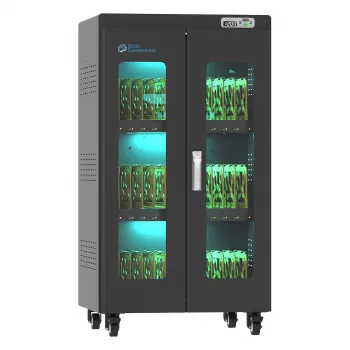 GoodConnections ANTARES PRO N36C Notebook Charging Trolley up to 15,6 inch USB-C 65W Port PD3.0 UVC Disinfection Black