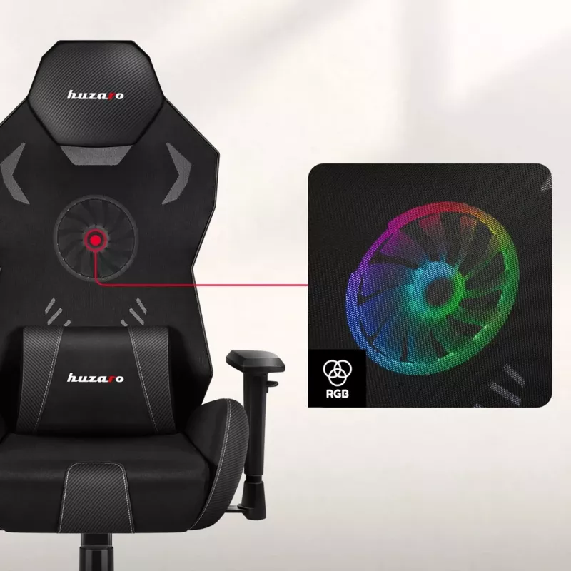 Huzaro Combat 7.6 RGB Black Gaming Chair