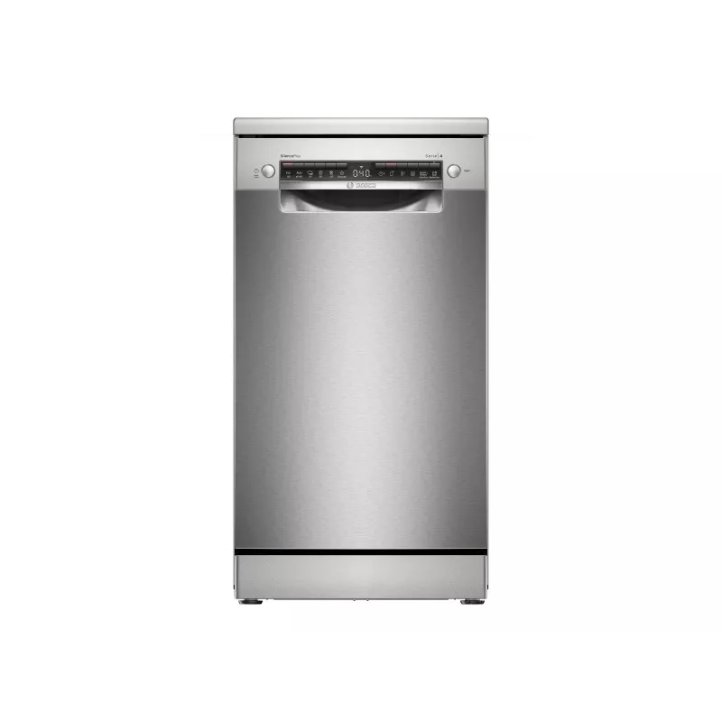 Bosch SPS4HMI13E Brīvi stāvoša trauku mazgājamā mašīna, 45 cm, Energoklase D, Inox