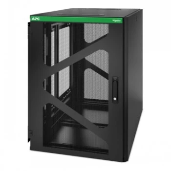 APC NetShelter 18U Wall-Mount Rack Enclosure Cabinet - 19 inch Width, 520mm Depth, Black